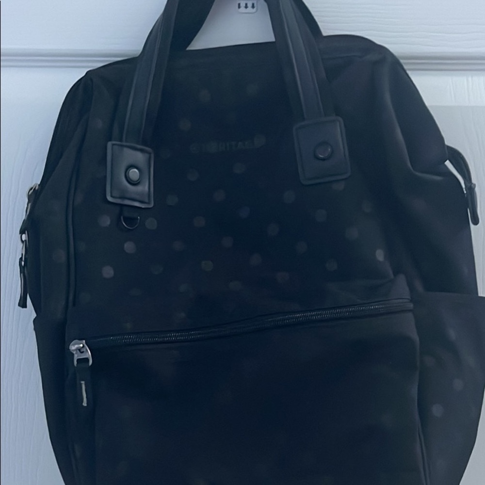 Black laptop backpack